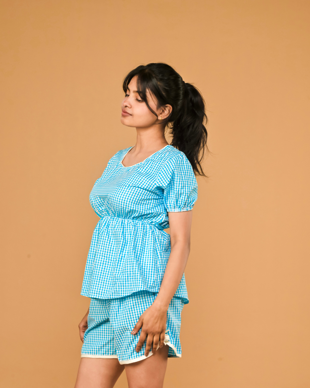 Blue Skies Shorts Set