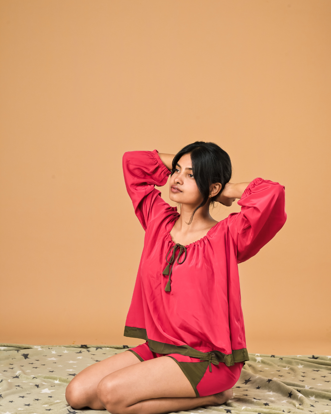 Pink Sorbet Slip Shorts Set